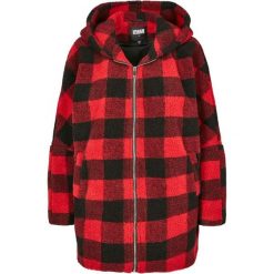 Parka damska w dużych rozmiarach Urban Classic hooded check. Czarne płaszcze Urban Classics, na zimę, bez wzorów, bez kaptura. Za 464.50 zł.