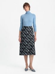 BGN Spódnica w kolorze czarno-błękitnym rozmiar: 38. Czarne spódnice BGN, na co dzień, bez wzorów, midi, proste. Za 39.99 zł.