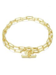 Les Favorites Pozłacana bransoletka z elementem ozdobnym rozmiar: onesize. Żółte bransoletki Les Favorites, pozłacane. Za 282.99 zł.