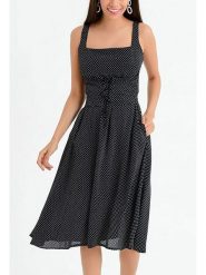 Milan Kiss Sukienka w kolorze czarnym ze wzorem rozmiar: L. Czarne sukienki Milan Kiss, l, bez wzorów, bez kołnierzyka, bez ramiączek, midi. Za 132.05 zł.