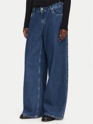 Karl Lagerfeld Jeans Jeansy B3W10067 Niebieski Wide Leg. Niebieskie jeansy Karl Lagerfeld Jeans, bez wzorów, z bawełny. Za 549.99 zł.