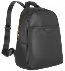 Plecak damski Peterson PTN PLEC-ALE-3 szary. Szare plecaki Peterson, bez wzorów, ze skóry ekologicznej, bez dodatków. Za 134.99 zł.