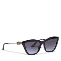 Okulary przeciwsłoneczne Guess. Czarne okulary przeciwsłoneczne Guess, z aplikacjami. Za 589.99 zł.