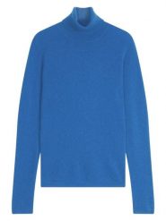 Perfect Cashmere Kaszmirowy golf "Bise" w kolorze niebieskim rozmiar: S. Niebieskie swetry Perfect Cashmere, s, bez wzorów, z kaszmiru, bez ramiączek. Za 347.99 zł.