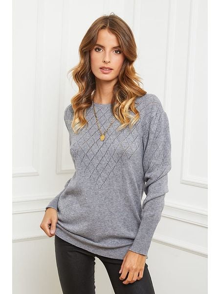 So Cachemire Sweter "Dolly" w kolorze szarym rozmiar: M. Szare swetry So Cachemire, m, bez wzorów, z kaszmiru, bez ramiączek. Za 222.94 zł.