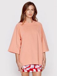 Samsøe Samsøe Bluzka Brianna F22200009 Różowy Loose Fit. Czerwone bluzki Samsøe & Samsøe, xl, bez wzorów, z bawełny, bez kołnierzyka, bez ramiączek. Za 399.99 zł.