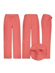 Eight2Nine Spodnie w kolorze czerwonym rozmiar: M/L. Czerwone spodnie materiałowe Eight2Nine, bez wzorów, z materiału. Za 144.92 zł.