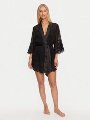 Guess Szlafrok Monica O4BX18 WFFQ0 Czarny. Czarne szlafroki damskie Guess, l, z aplikacjami, z syntetyku, bez ramiączek. Za 329.99 zł.