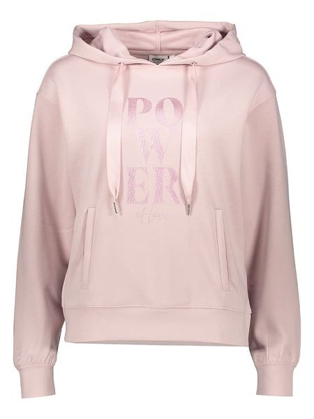 ONLY Bluza w kolorze jasnoróżowym rozmiar: S. Różowe bluzy ONLY, s, bez wzorów, z materiału, bez kaptura. Za 91.99 zł.