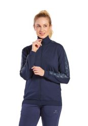 Damska bluza dresowa Erima Essential Team. Niebieskie bluzy z kapturem Erima, bez wzorów, z dresówki, bez kaptura, do piłki ręcznej. Za 255.00 zł.