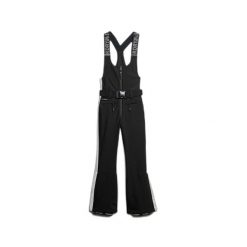 Damski kombinezon narciarski Superdry Luxe. Czarne kombinezony Superdry, bez wzorów, sportowe, bez kołnierzyka, bez ramiączek. Za 985.45 zł.