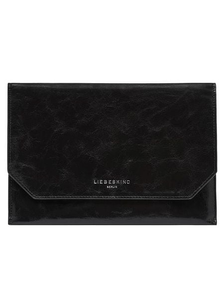 Liebeskind Berlin Skórzany portfel "Pouch M" w kolorze czarnym - 23 x 16 x 1 cm rozmiar: onesize. Czarne portfele Liebeskind Berlin, bez wzorów, z materiału. Za 289.20 zł.