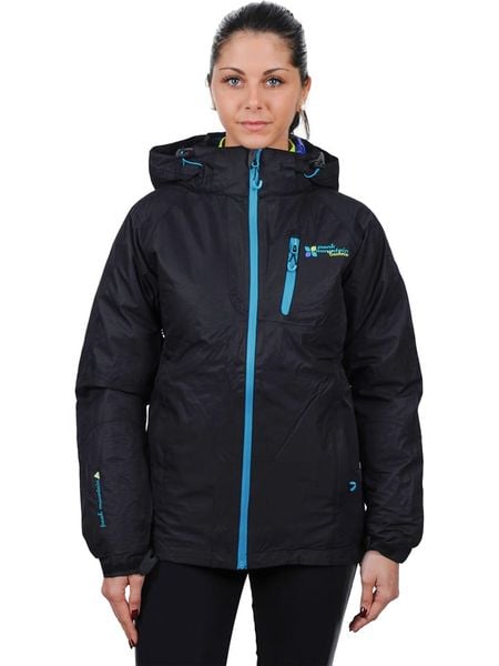 Peak Mountain Kurtka narciarska 3w1 "Acixi" w kolorze czarno-fioletowym rozmiar: XL. Czarne kurtki narciarskie Peak Mountain, xl, bez wzorów, bez kaptura, narciarskie. Za 406.57 zł.