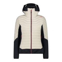 Kurtka damska turystyczna CMP 34Z2486. Białe kurtki narciarskie CMP, na zimę, xs, bez wzorów, bez kaptura, narciarskie. Za 569.99 zł.
