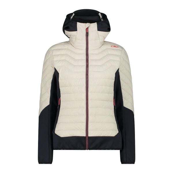 Kurtka damska turystyczna CMP 34Z2486. Białe kurtki narciarskie CMP, na zimę, xs, bez wzorów, bez kaptura, narciarskie. Za 569.99 zł.