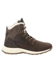 Jack Wolfskin Skórzane botki zimowe "Queenstown City Texapore" w kolorze brązowym rozmiar: 40. Brązowe botki Jack Wolfskin, bez wzorów, bez obcasa, bez zapięcia. Za 432.01 zł.