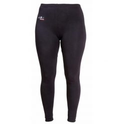 Damskie legginsy jeździeckie Karlslund Flói. Czarne legginsy KARLSLUND, bez wzorów, z tkaniny. Za 268.50 zł.