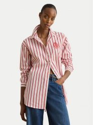 LAUREN RALPH LAUREN Koszula 200P08746002 Czerwony Relaxed Fit. Czerwone koszule Lauren Ralph Lauren, xxl, bez wzorów, z bawełny, bez kołnierzyka, bez ramiączek. Za 988.99 zł.