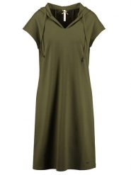 KEY LARGO Sukienka "You" w kolorze khaki rozmiar: XS. Brązowe sukienki KEY LARGO, na co dzień, xs, bez wzorów, bez kołnierzyka, bez ramiączek, midi, proste. Za 60.73 zł.