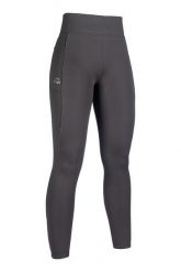 Damskie legginsy jeździeckie z pełną przyczepnością HKM Alice. Czarne legginsy HKM REITSPORT, bez wzorów, z materiału, eleganckie. Za 297.00 zł.