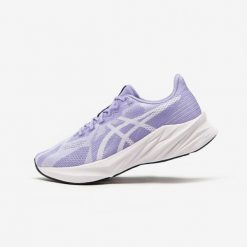 Buty do biegania damskie ASICS Dynablast 5. Fioletowe buty do biegania ASICS, bez wzorów, z dzianiny, bez zapięcia, do biegania. Za 589.99 zł.