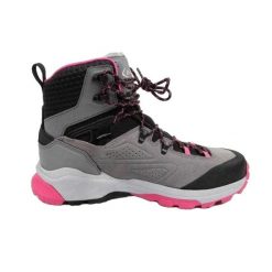 Damskie Skórzane Buty Trekkingowe Reactive GTX. Szare buty trekkingowe Aku, bez wzorów, z gore-texu, bez zapięcia, wspinaczkowe, gore-tex. Za 657.99 zł.