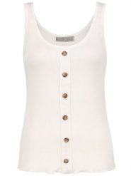 Stitch & Soul Top w kolorze białym rozmiar: XS. Białe topy Stitch & Soul, xs, bez wzorów, prążkowane, bez kołnierzyka, bez ramiączek. Za 34.95 zł.