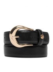 Beverly Hills Polo Club Pasek CEO-BHPC-W2-001-SS26 Czarny. Czarne paski Beverly Hills Polo Club, bez wzorów, z materiału. Za 59.99 zł.