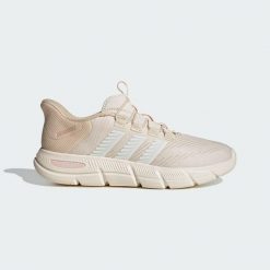 BUTY CLOUDFOAM FLEX RAPIDFIT. Białe buty do biegania adidas, bez wzorów, z materiału, bez zapięcia, do biegania. Za 279.00 zł.