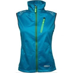 Damska wodoodporna kurtka softshell Pro-X Elements Hanna. Niebieskie kurtki przejściowe sportowe PRO-X ELEMENTS, bez wzorów, z poliesteru, bez kaptura, rowerowe. Za 333.50 zł.