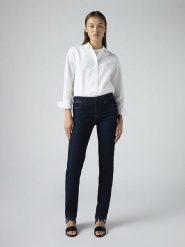 Levi's Dżinsy "712" - Slim fit - w kolorze granatowym rozmiar: W29/L32. Niebieskie jeansy Levi's, l, z aplikacjami, klasyczne. Za 217.23 zł.