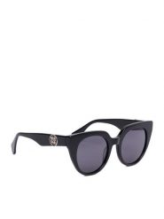Nine West Okulary przeciwsłoneczne CEO-NW55247S Czarny. Czarne okulary przeciwsłoneczne Nine West, bez wzorów, plastikowe. Za 169.99 zł.