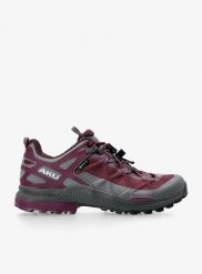 Buty turystyczne damskie AKU Rocket DFS GTX. Fioletowe buty trekkingowe Aku, bez wzorów, z gore-texu, bez zapięcia, trekkingowe, gore-tex. Za 890.99 zł.