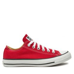 Trampki Converse. Czerwone trampki Converse, bez wzorów, retro, bez zapięcia. Za 189.99 zł.