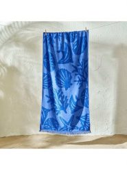 BELLA MAISON Chusta plażowa "Wendy" w kolorze niebieskim - 150 x 75 cm rozmiar: onesize. Niebieskie chusty BELLA MAISON, bez wzorów, z bawełny. Za 60.95 zł.