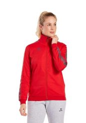Damska bluza dresowa Erima Essential Team. Czerwone bluzy bez kaptura Erima, bez wzorów, z dresówki, bez kaptura, do piłki ręcznej. Za 255.00 zł.