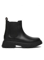 Timberland Sztyblety Valley Chelsea TB0A42BXW021 Czarny. Czarne botki Timberland, bez wzorów, ze skóry, bez obcasa, na płaskiej podeszwie, bez zapięcia. Za 589.99 zł.
