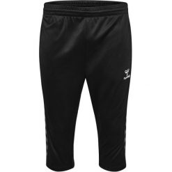 Spodenki sportowe do piłki noznej dla dorosłych Hummel Authentic 3/4 Pant. Czarne szorty sportowe Hummel, bez wzorów, z dresówki, do piłki nożnej. Za 134.00 zł.