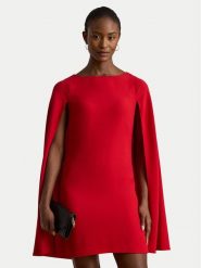 LAUREN RALPH LAUREN Sukienka koktajlowa 253980921004 Czerwony Slim Fit. Czerwone sukienki Lauren Ralph Lauren, bez wzorów, z syntetyku, wizytowe, bez kołnierzyka, bez ramiączek. Za 1,199.00 zł.