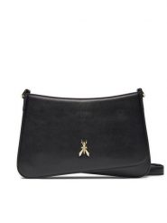 Patrizia Pepe Torebka 2B0101/L132-K103 Czarny. Czarne listonoszki Patrizia Pepe, bez wzorów, ze skóry, bez dodatków. Za 1,289.00 zł.