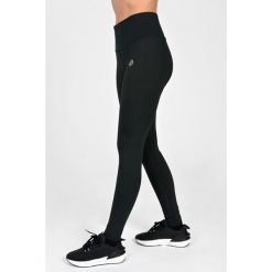 Legginsy regular z pasem Basic Nessi Sportswear. Czarne legginsy NESSI SPORTSWEAR, bez wzorów, sportowe. Za 369.00 zł.
