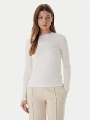 Guess Bluzka V6RI00 KD741 Écru Slim Fit. Bluzki Guess, m, z aplikacjami, z bawełny, bez kołnierzyka, bez ramiączek. Za 199.99 zł.