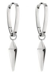 Liebeskind Kolczyki-kreole z zawieszkami rozmiar: onesize. Szare kolczyki Liebeskind, ze stali. Za 123.25 zł.