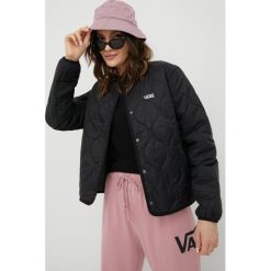 Vans kurtka dwustronna damska kolor czarny przejściowa. Czarne kurtki Vans, l, bez wzorów, bez kaptura. Za 399.99 zł.