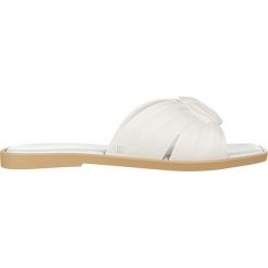Klapki Melissa Plush AD Beige White 010390, Biały, Guma. Białe klapki Melissa, bez wzorów, z gumy, bez obcasa, bez zapięcia. W wyprzedaży za 199.00 zł.