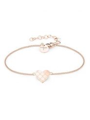 Tamaris Bransoletka z elementami ozdobnymi rozmiar: onesize. Różowe bransoletki Tamaris, ze stali. Za 100.99 zł.