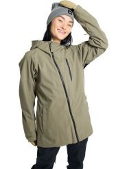 Burton Kurtka narciarska w kolorze khaki rozmiar: S. Brązowe kurtki narciarskie Burton, s, bez wzorów, bez kaptura, narciarskie. Za 529.58 zł.