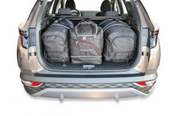 Torby Do Bagażnika Hyundai Tucson 2020+ 4Szt Kjust. Czarne torby podróżne KJUST, bez wzorów, z kauczuku. Za 1,203.00 zł.