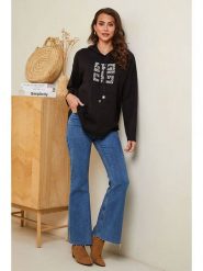 Soft Cashmere Bluza w kolorze czarnym rozmiar: 38/40. Czarne bluzy Soft Cashmere, bez wzorów, z kapturem. Za 104.99 zł.