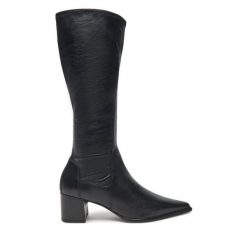 Kozaki Vagabond Shoemakers. Czarne kozaki Vagabond Shoemakers, bez wzorów, bez obcasa, na słupku, bez zapięcia. Za 959.99 zł.